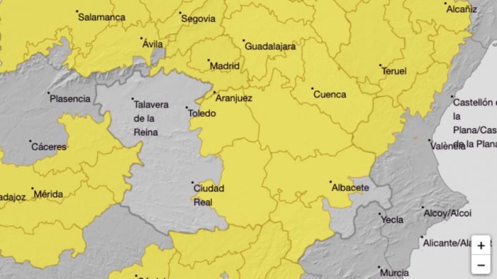 aviso amarillo tormentas 12 julio
