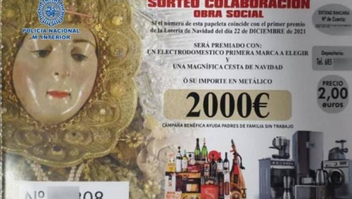 loteria papeletas falsas