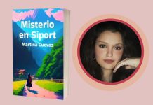 Martina Cuevas presenta mañana su primera novela “Misterio en Siport”