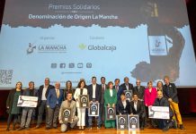 La DO La Mancha entregó sus Premios Solidarios a Carmen Maura, Fran García, Raúl Cimas y Alberto Herrera