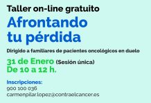 La Asociación Contra el Cáncer organiza el taller: "AFRONTA TU PÉRDIDA"