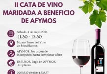 LA AGRUPACIÓN DE CATADORES SAN ISIDRO ORGANIZA LA II CATA DE VINO MARIDADA A BENEFICIO DE AFYMOS