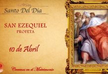 Santoral del 10 de abril de 2024. Ezequiel, Apolonio, Beda, Fulberto, Macario, Magdalena, Miguel de los Santos y Paladio.