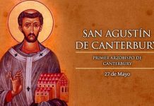 Santoral del 27 de mayo. Agustín, Atanasio, Bruno, Eutropio, Gausberto, Gonzaga, Julio, Ranulfo y Restituto.