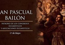 Santoral del 17 de mayo. Pascual, Adrión, Emiliano, Pedro, Restituta y Víctor.