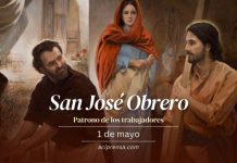 Santoral del 1 de mayo. José, Jeremías, Amador, Andéolo, Arigio, Asaf, Brieuc, Grata, Marculfo, Orencio, Peregrino, Ricardo, Segismundo, Teodardo, Torcuato, Tesifonte, Esicio, Indalecio, Segundo, Eufrasio, y Cecilio.