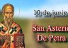 Santoral del 10 de junio. Asterio, Amancio, Arecio, Bogumilo, Censurio, Itamar, Landerico, Maurino y Trípodes.