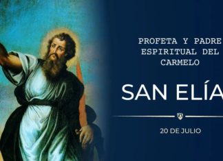 Santoral del 20 de julio. Elías, Apolinar, Aurelio, José Barsabás, José María, María, Marina, Pablo, Pedro, Vulmaro y Xi.