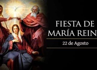 Santoral del 22 de agosto. Reina, Fabricio o Fabriciano, Felipe Benizio, Filiberto, Juan, Sinforiano y Timoteo.