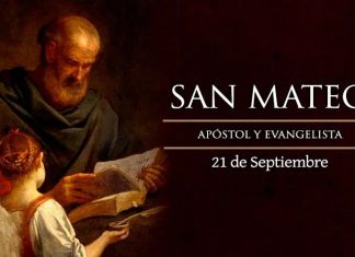 Santoral del 21 de septiembre. Mateo, Alejandro, Cadoc, Cástor, Cuadrado, Gerulfo, Ifigenia, Jonás, Landelino, Maura y Pámfilo.