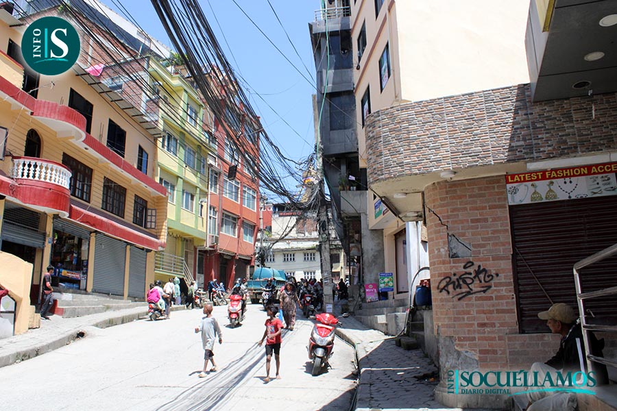 Aspecto de las calles de Katmandú. Foto UDANA.