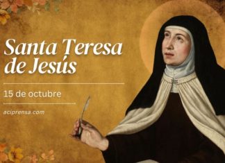 Santoral del 15 de octubre. Teresa, Barses, Magdalena, Severo y Tecla.