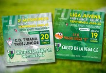 PRÓXIMOS ENFRENTAMIENTOS DE LOS EQUIPOS DEL CRISTO DE LA VEGA C.F.