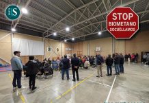 Alrededor de 100 personas se reúnen en una asamblea informativa para formar una plataforma en contra de las plantas de biometano y procesamiento de residuos sanitarios.