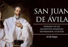 Santoral del 10 de mayo. Damián, Job, Antonino, Blanda, Calepodio, Cataldo, Comgall, Dioscórides, Epímaco, Gordiano, Guillermo, Solangia y Juan.