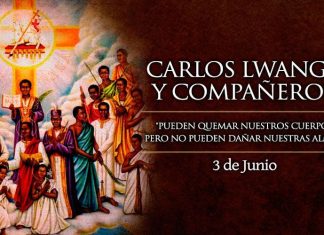 Santoral del 3 de junio. Carlos, Cecilio, Glotilde, Cono, Davino, Genesio, Hilario, Juan, Kevin, Lifardo, Morando, Oliva y Pedro.