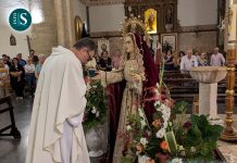 Eucaristía y Besamanos de Nuestra Señora de los Dolores en su 75º Aniversario