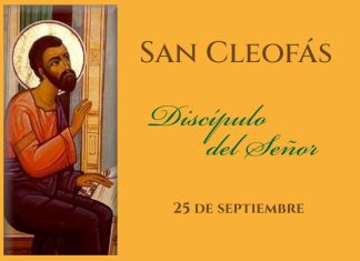 Santoral del 25 de septiembre. Cleofás, Anacario, Cristóbal, Ermenfredo, Eucarpo, Fermín, Finbarro, Principio, Sergio, Solemne y Tata.