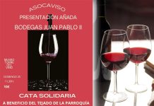 ASOCAVISO presenta los vinos de la bodega JUAN PABLO II en una cata solidaria para sufragar el tejado de la Asunción