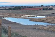 La crecida del río Záncara provoca desbordamientos en algunos puntos de su curso