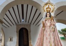 A partir del 4 de mayo la Misa diaria se celebrará en la Ermita de Ntra. Sra. de Loreto y se bajará la imagen de la Virgen del camarín