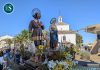 Salida de la procesión de San Isidro de la ermita de Ntra. Sra. de Loreto