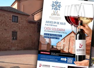 Cata con vinos DO La Mancha para conmemorar el VIII Centenario de Santa María La Mayor de Alcázar de San Juan.