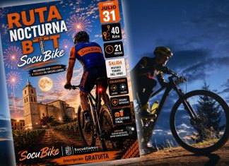 El Club SocuBike organiza la tradicional Ruta Nocturna de BTT en Socuéllamos para este viernes 31 de julio