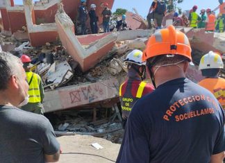 Imágenes de Pepe Álvarez en el terremoto de Venezuela