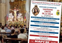 La Hermandad del Santísimo Cristo de la Vega anuncia que la Novena en Honor al Stmo. Cristo de la Vega comienza el 31 de julio