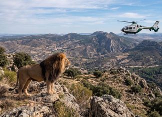 Despliegue de la Guardia Civil para localizar a un león suelto avistado en Toledo