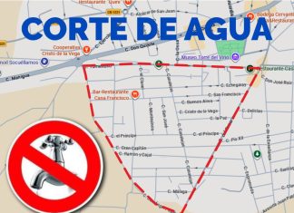 Corte del suministro de agua este jueves por las obras en la Calle de Cerramiento