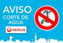 Corte del suministro de agua en la noche del miércoles al jueves