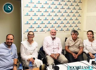 José Luis Romero del Hombrebueno presenta el proyecto social de jardinería desarrollado con Afymos desde la Concejalía de Medio Ambiente