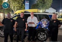 Recepción de los voluntarios de Protección Civil que participarán en el Encuentro Nacional