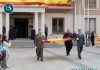 Esta mañana se celebrará la ceremonia del izado de bandera en la Plaza de la Constitución con motivo de la Fiesta Nacional.