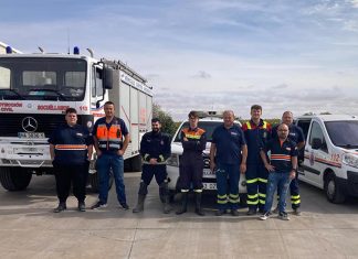 Protección Civil de Socuéllamos acude a Madrigueras para colaborar en los trabajos tras las trágicas inundaciones